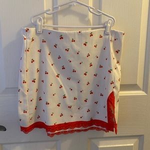 H&M Cherry Mini Skirt NWT